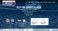 Desktop Screenshot of cbssportsclassic.com